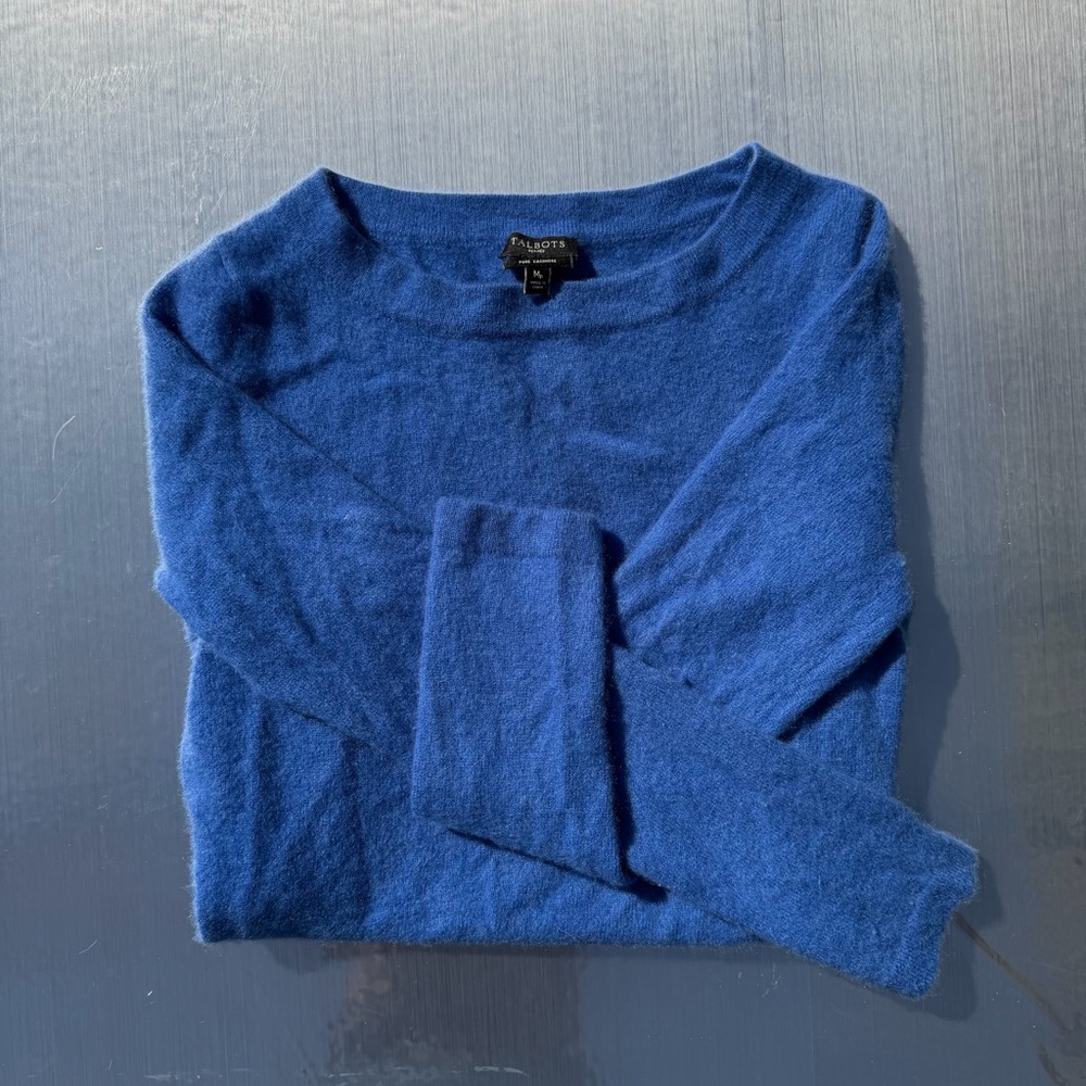 Royal Blue Cashmere Sweater